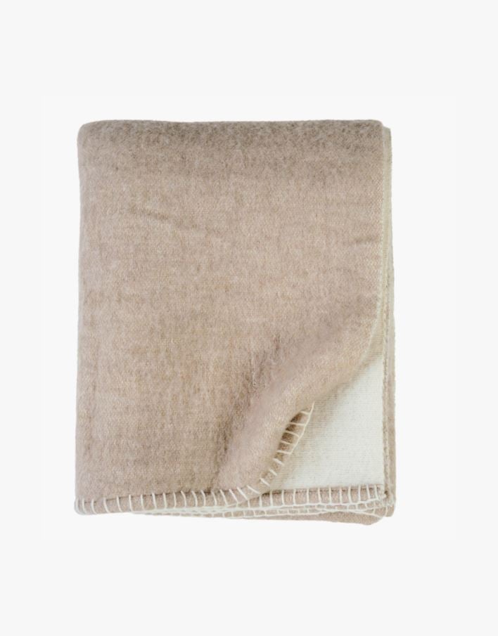 Pledd beige - 130x170 cm beige - 1